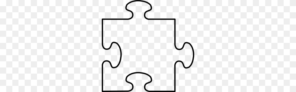 Puzzle Piece Frame Three Clip Art, Gray Png Image