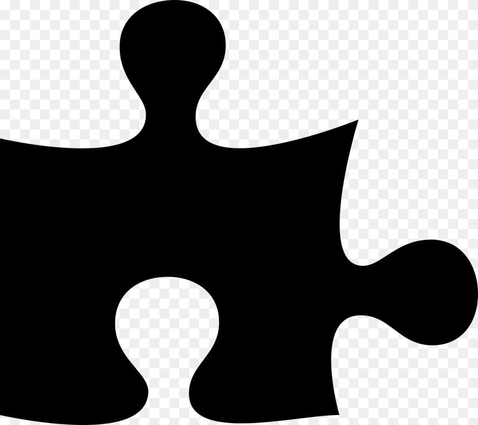 Puzzle Piece Svg, Gray Png Image