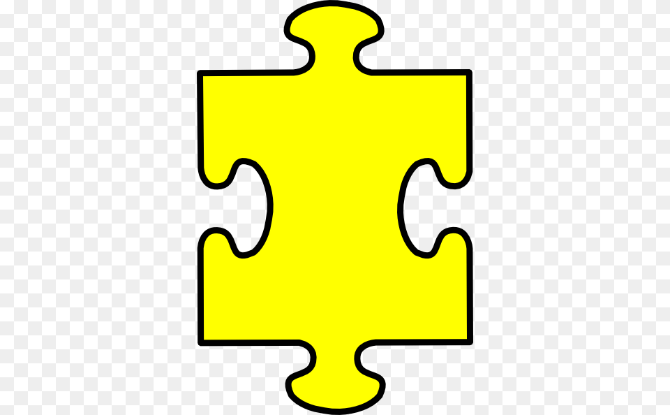 Puzzle Piece Yellow Clip Art At Clker Com Vector Clip Puzzle Piece Yellow, Game, Jigsaw Puzzle, Smoke Pipe Free Transparent Png