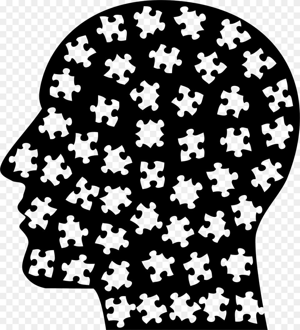 Puzzle Black And White Mentais, Gray Free Transparent Png