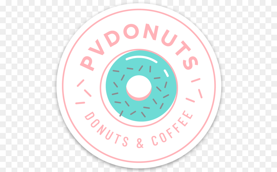 Pvdonuts Donut Logo, Disk, Text Png Image