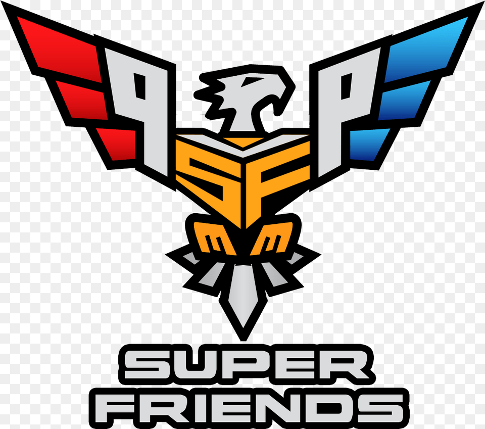 Pvp Super Friends Super Friends Name Logo, Emblem, Symbol, Advertisement, Poster Free Transparent Png