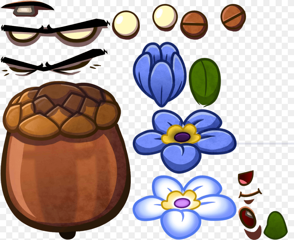 Pvz Heroes Forget Me Nuts, Food, Nut, Plant, Produce Free Png Download