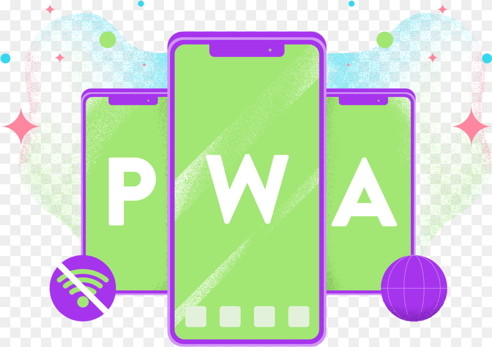 Pwas Are Now Available For Apple Devices With Ios 122 And Pwa, Purple, Art, Graphics, Ball Png