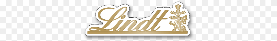 Px Metal Panel Badge Gold Special Shape C22 Lindt, Text, Logo, Smoke Pipe Free Png Download