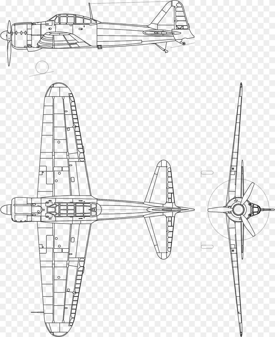 Px Zero Svg F Mitsubishi A6m Zero Project, Gray Free Png