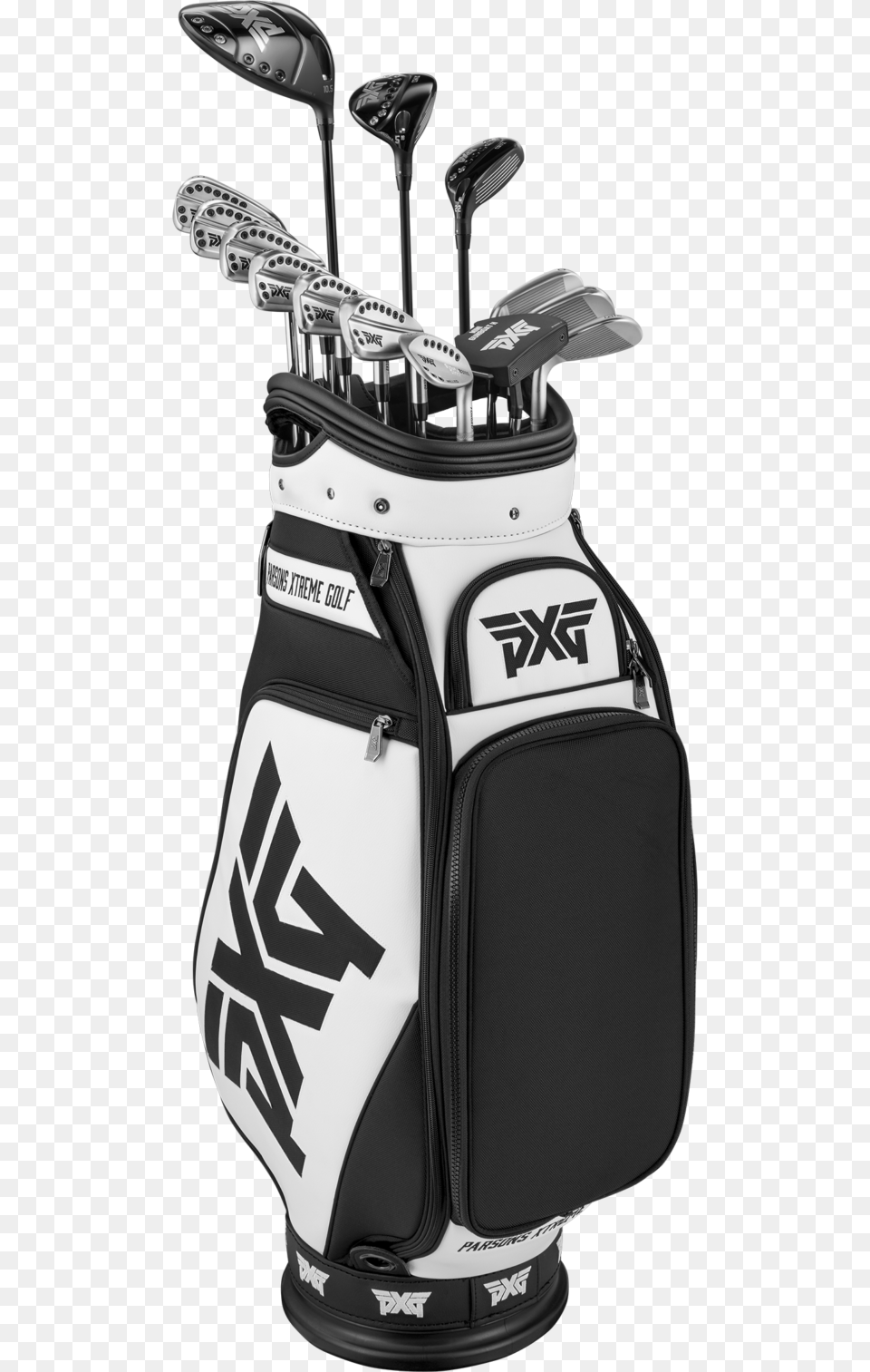 Pxg Gen2 Bag Of Clubs White2 Pxg, Golf, Golf Club, Sport Png Image
