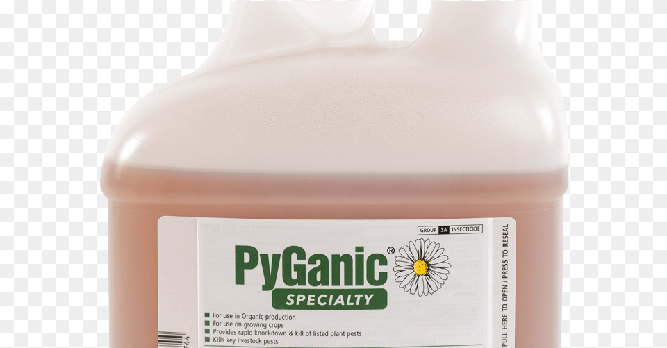Pyganic Specialty Gallon Web 828x500 Pyganic Specialty Gallon, Food, Seasoning, Syrup, Bottle Free Png Download