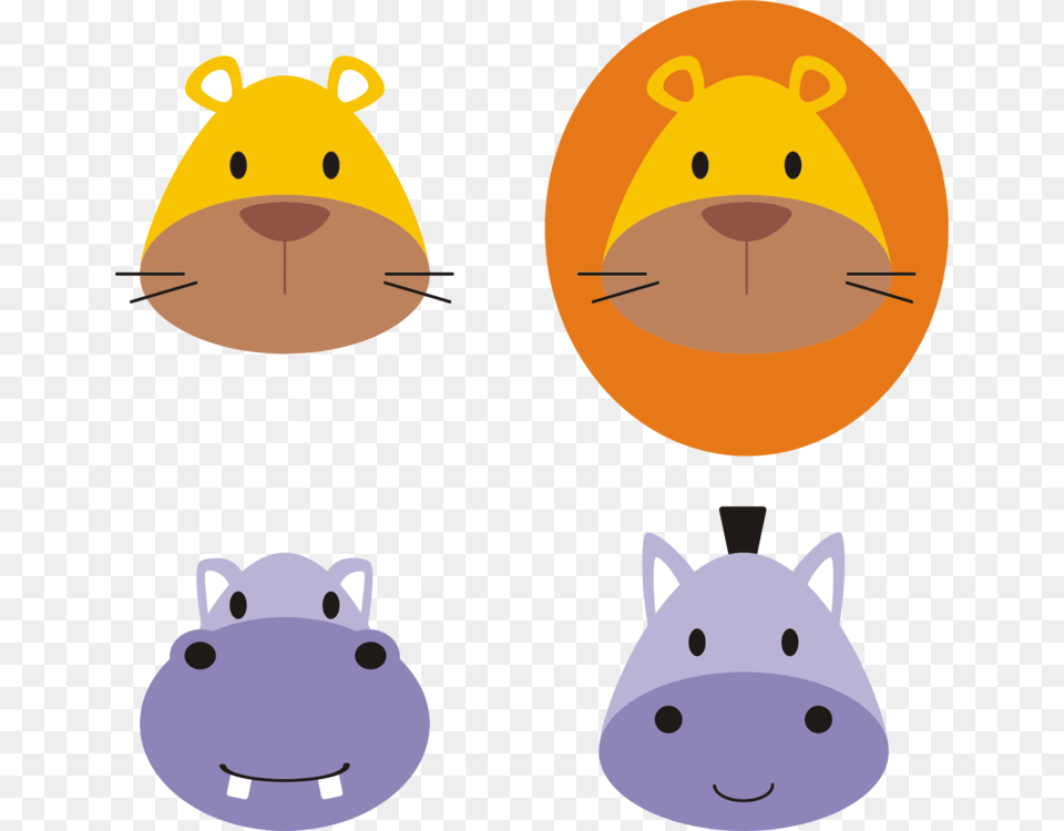 Pygmy Hippopotamus Lion Rhinoceros Cat, Snout Png Image