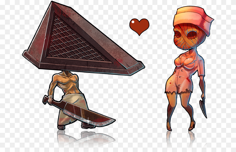 Pyramid And Nursie By Soyungnomo Pyramid Head, Adult, Female, Person, Woman Free Transparent Png