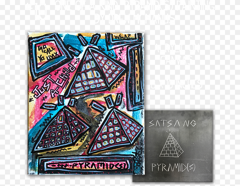 Pyramid Cdpaintingcombo, Art, Triangle, Collage Png Image