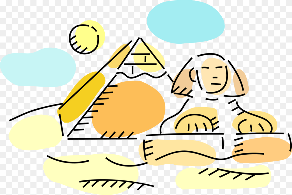 Pyramid Clipart Sphinx, Face, Head, Person, Food Png Image