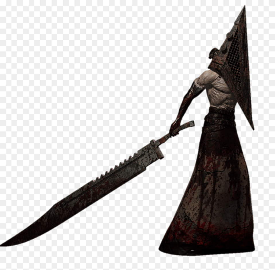 Pyramid Head Download Image Arts, Sword, Weapon, Person, Blade Png