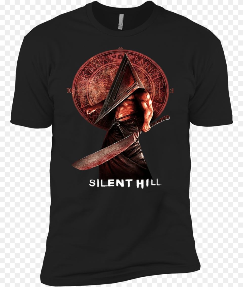 Pyramid Head Models New Gamer Cosplayer T Shirt Silent Hill, Clothing, T-shirt, Sword, Weapon Free Transparent Png