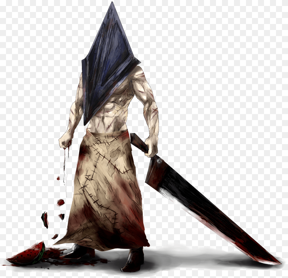Pyramid Head Photo Monster From Silent Hill, Weapon, Sword, Adult, Wedding Free Transparent Png
