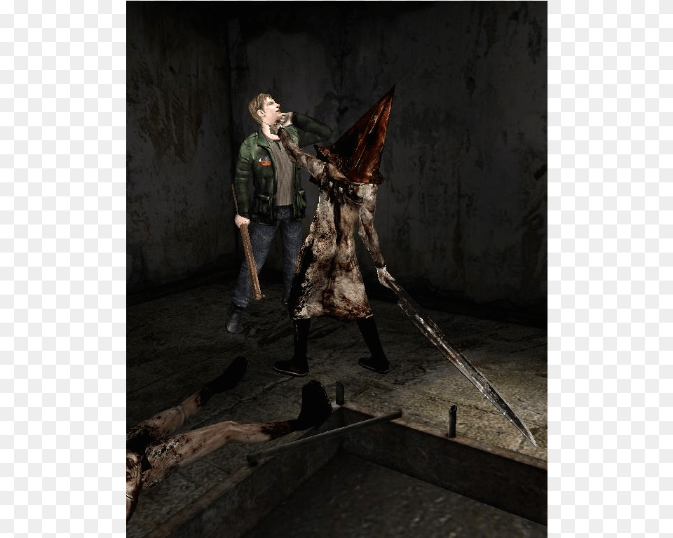 Pyramid Head Terror En Silent Hill, Clothing, Coat, Pants, Adult Png Image