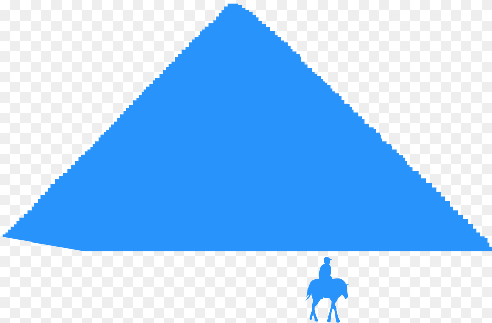 Pyramid Silhouette, Triangle, Animal, Horse, Mammal Free Transparent Png