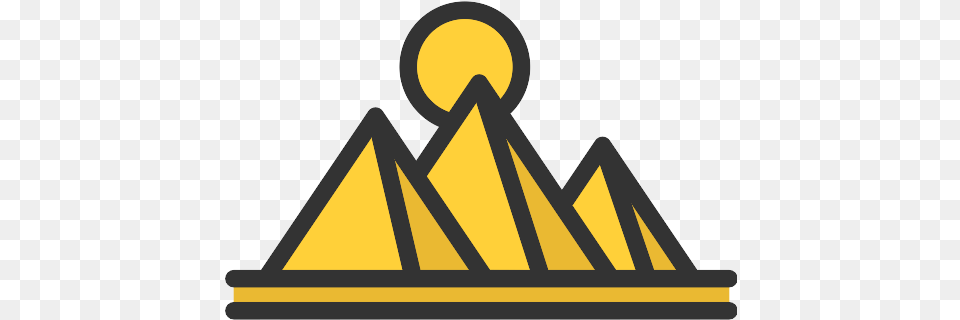 Pyramids Icon Egyptian Pyramids, Accessories Free Transparent Png