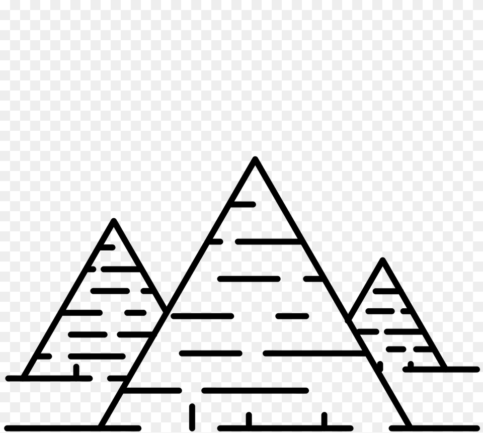 Pyramids Mark Clipart, Green, Triangle Free Png Download