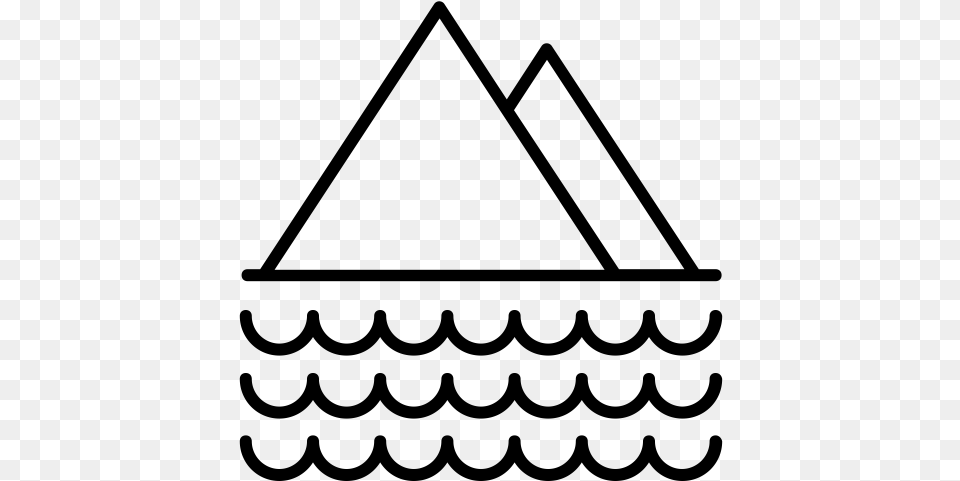 Pyramids Rubber Stampclass Lazyload Lazyload Mirage Water Polo Icon, Gray Png Image