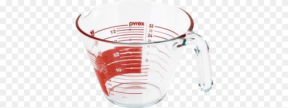 Pyrex 4 Cup Glass Measuring Cup Read From Above Graphics Pyrex 4 Cup Glass Measuring Cup Read, Measuring Cup Free Png