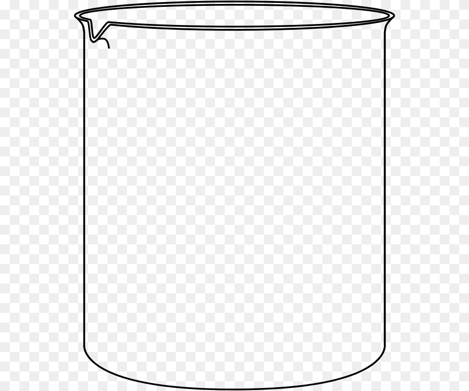 Pyrex Clip Art Clear Beaker Background, Gray Png Image