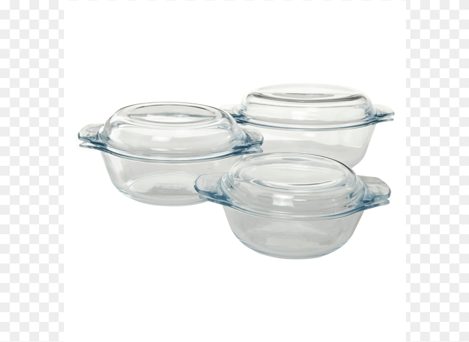 Pyrex Essentials Set Of 3 Glass Casserole Dishes Pyrex Set Of, Bowl, Jar, Mixing Bowl, Pottery Free Png Download