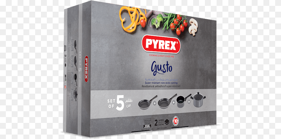 Pyrex Gusto Set Mix 5pcs Gift Box Box, Advertisement Free Transparent Png