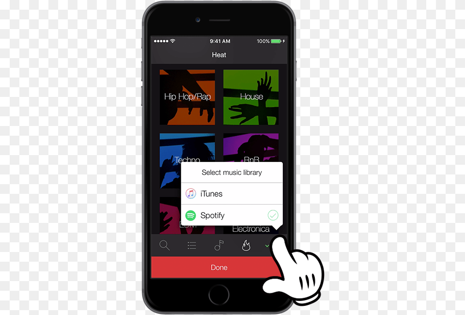 Pyro Can Play Music From Both Your Itunes And Premium Iphone, Electronics, Mobile Phone, Phone, Adult Free Png