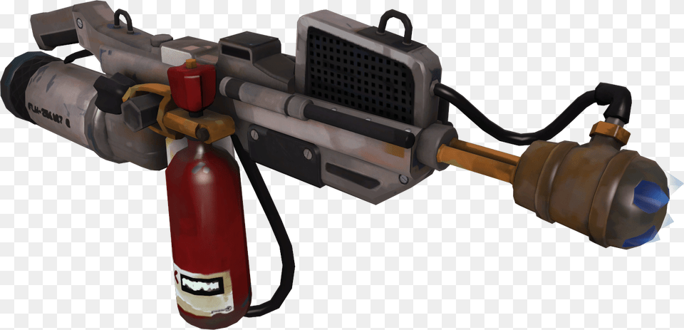 Pyro Flamethrower, Machine, Dynamite, Weapon Free Png Download