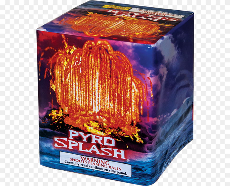 Pyro Splash Pyro Splash Fireworks, Mountain, Nature, Outdoors, Box Png Image