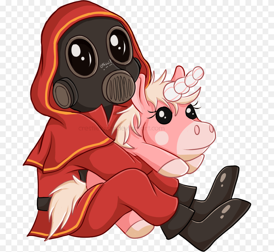 Pyro Pink Team Fortress, Book, Comics, Publication, Baby Free Transparent Png