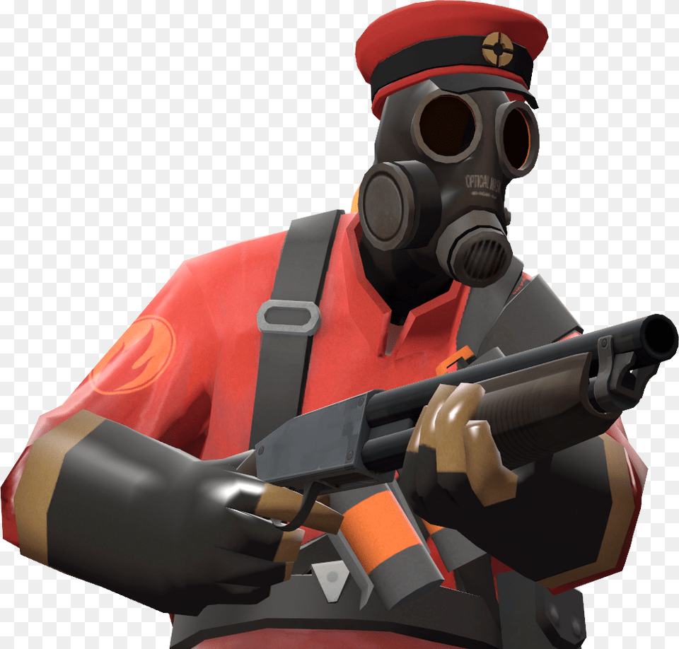 Pyro Wiki Firearm, Adult, Male, Man, Person Free Transparent Png