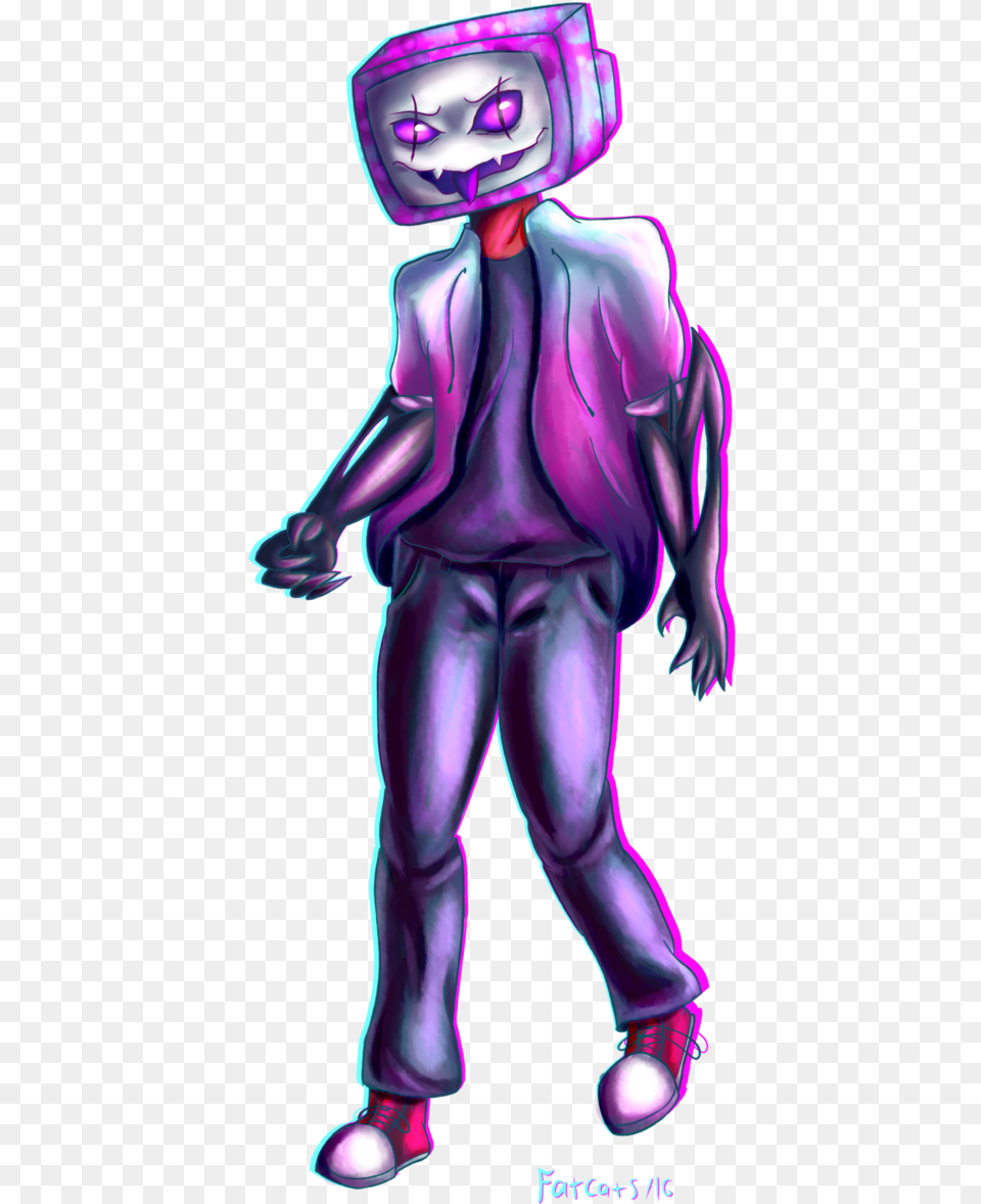 Pyrocynical 8 Fictional Character, Purple, Adult, Publication, Person Png