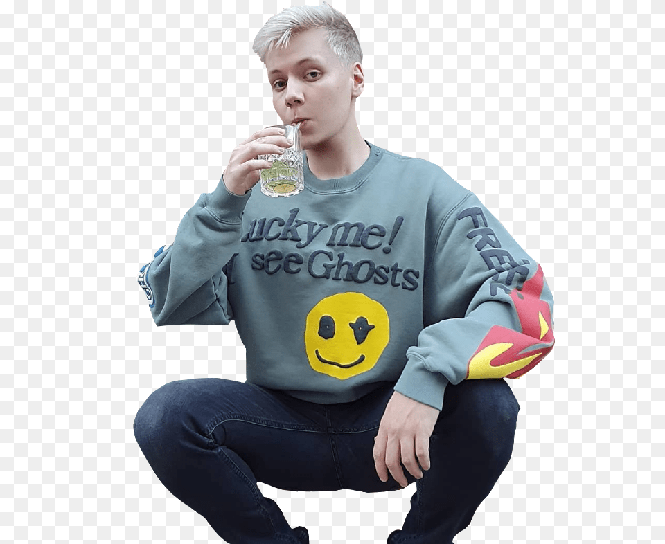 Pyrocynical Pyro Sticker Pyrocynical Anime Cosplay, Sitting, Person, Male, Teen Png