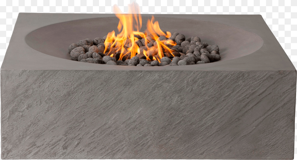 Pyromania Paloma Fire Pit Table Slate Color Natural Gas Horizontal, Doll, Toy, Baby, Clothing Png Image