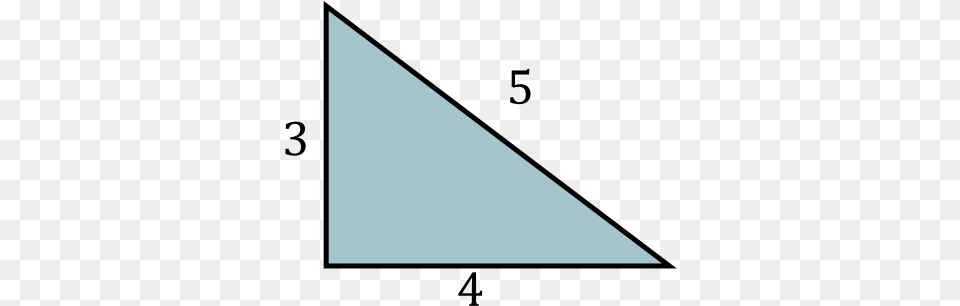 Pythagorean Triples In The Fibonacci Sequence Pythagorean Triple 3 4 5, Triangle, White Board Free Png