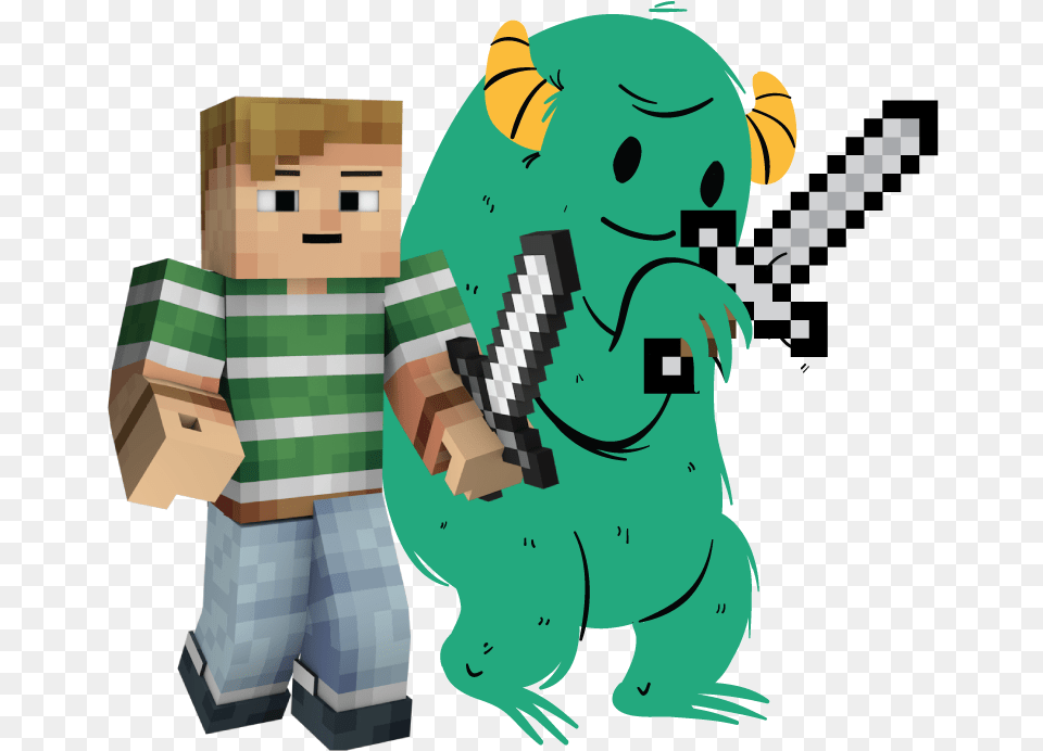 Python Coding With Minecraft Minecraft Character, Green, Person, Baby, Face Free Png