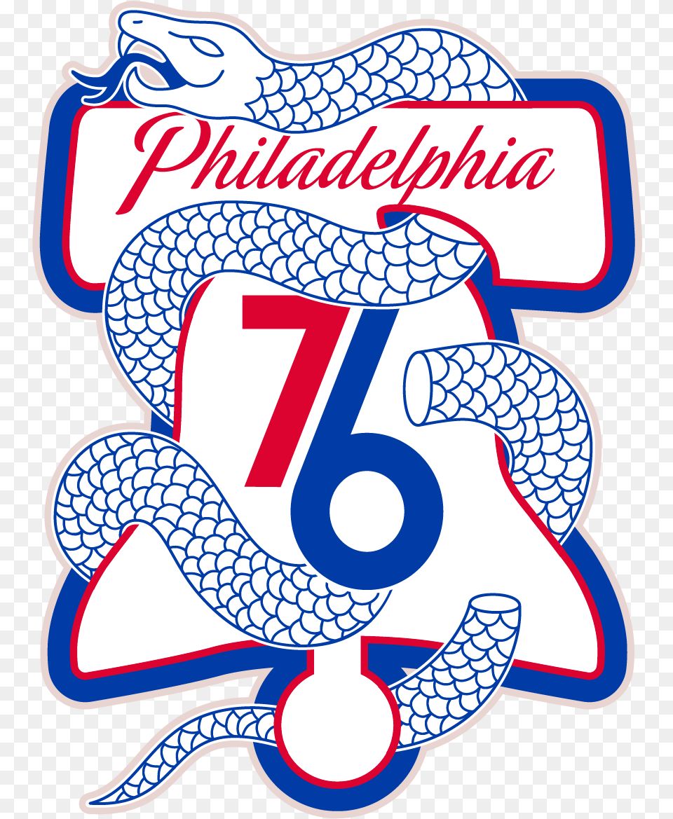 Python Logo Clipart Blue Snake Philadelphia 76ers New Logo, Text, Symbol, Number, Device Png