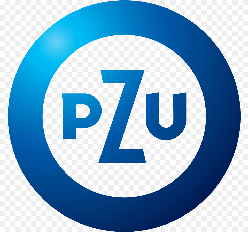 Pzu Logo Insurance Logonoidcom Pzu Insurance Logo, Text, Disk, Symbol Free Transparent Png