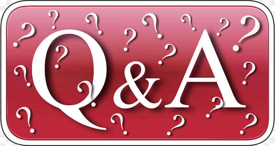 Q A Clipart, Text, Symbol, Number Png Image