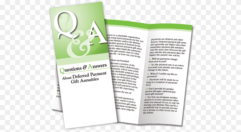 Q Amp A About Deferred Payment Gift Annuities, Advertisement, Poster, Book, Publication Free Png Download