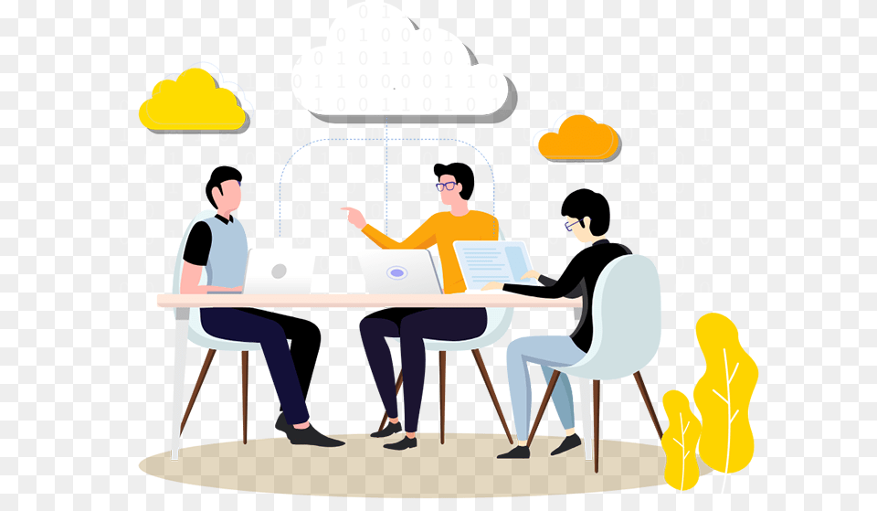 Q Cloud Service Vector, Adult, Person, Man, Male Free Png Download