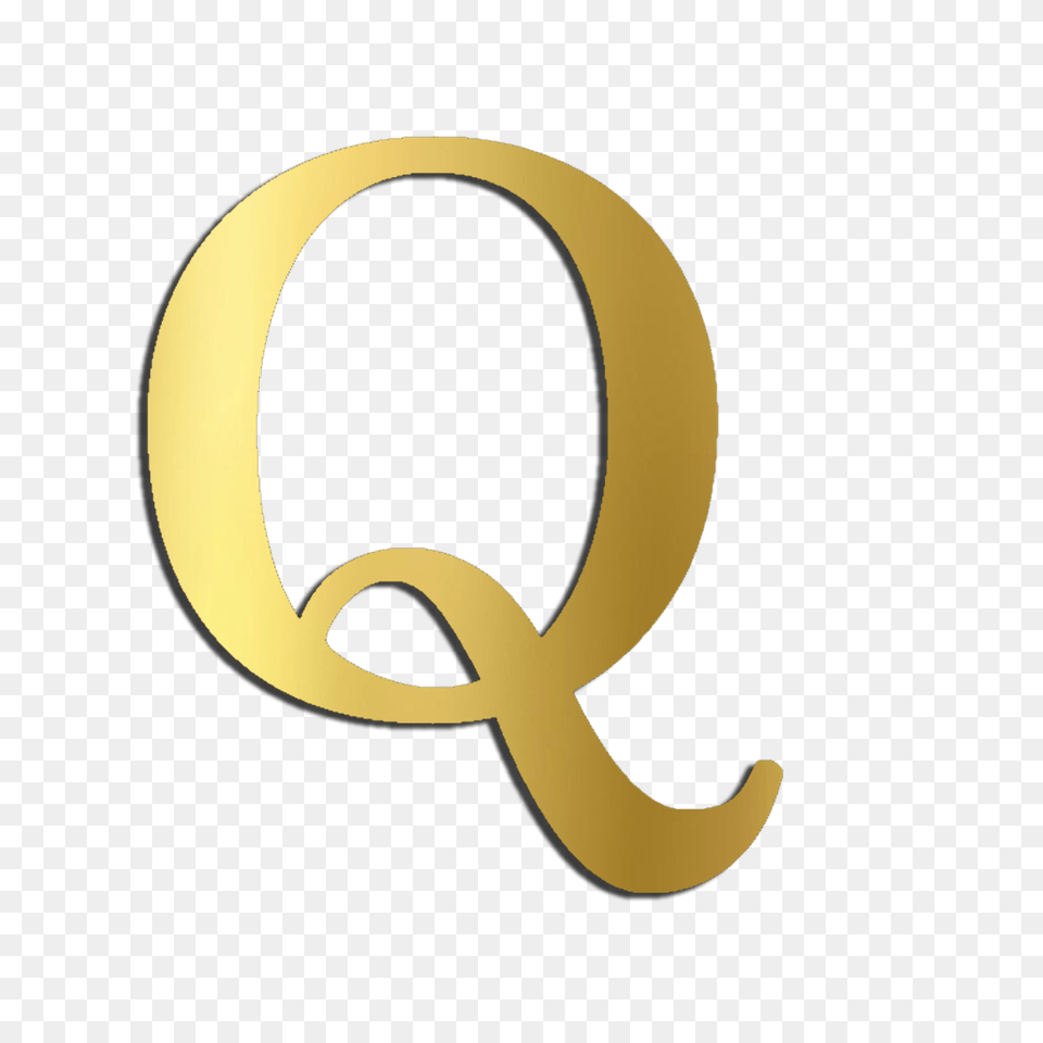 Q Gold Foil Decals Hobo Code, Alphabet, Ampersand, Symbol, Text Free Png Download