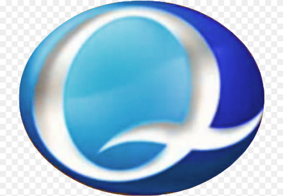 Q Metallic Blue Logo Russel Wikia Com Q Logo, Sphere, Plate Png