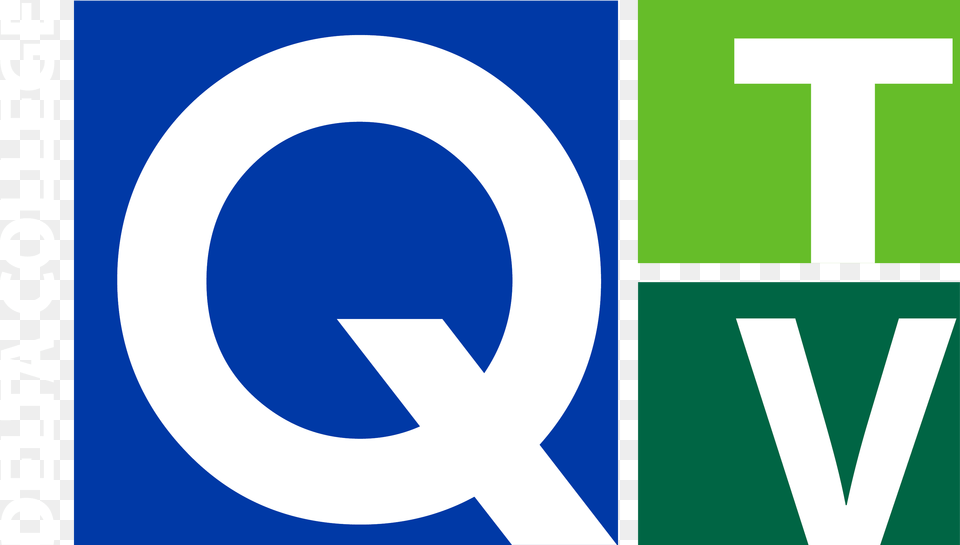 Q Tv Logo With Delta College Name In White Q Name, Sign, Symbol Free Transparent Png