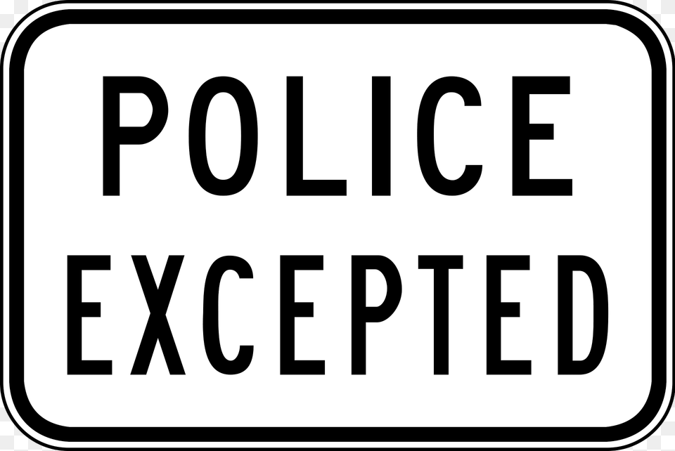 Q03 Police Excepted Used In Queensland Clipart, Text, Symbol Png