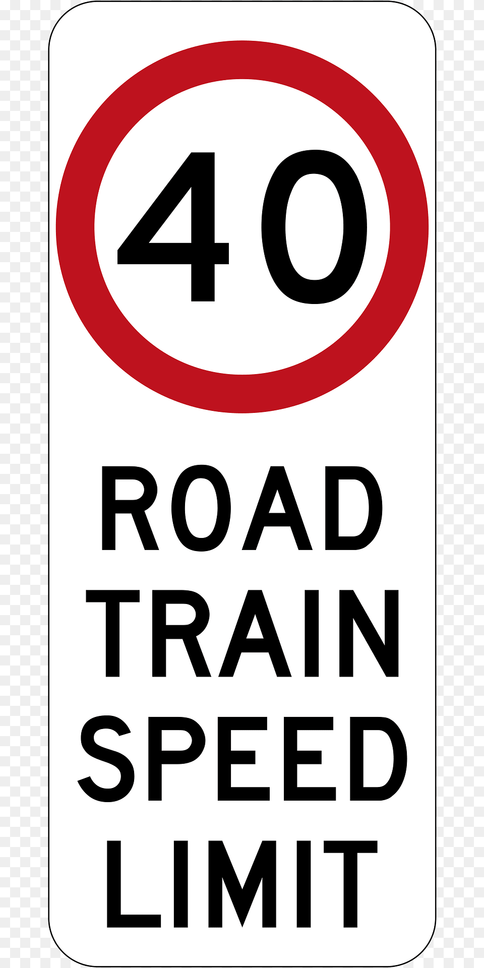 Q05 Road Train Speed Limit Used In Queensland Clipart, Sign, Symbol, Road Sign, Text Png