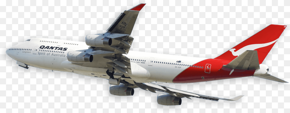 Qantas 747, Aircraft, Airliner, Airplane, Transportation Png