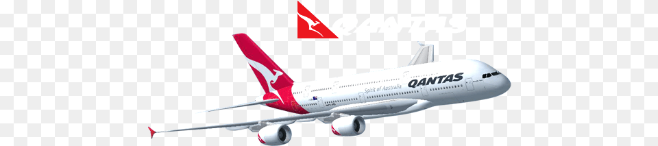 Qantas Plane Transparent Qantas Airplane Transparent Background, Aircraft, Airliner, Transportation, Vehicle Png Image